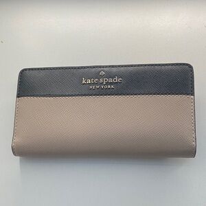 Kate Spade Black and Cream Wallet